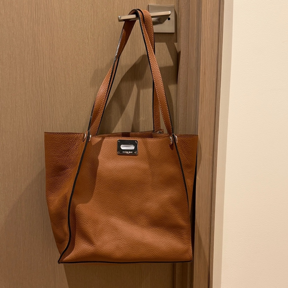 Peter Kent Stylish Tan Tote Bag